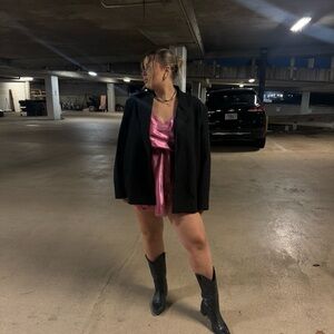 Vintage Pink Lace Chemise